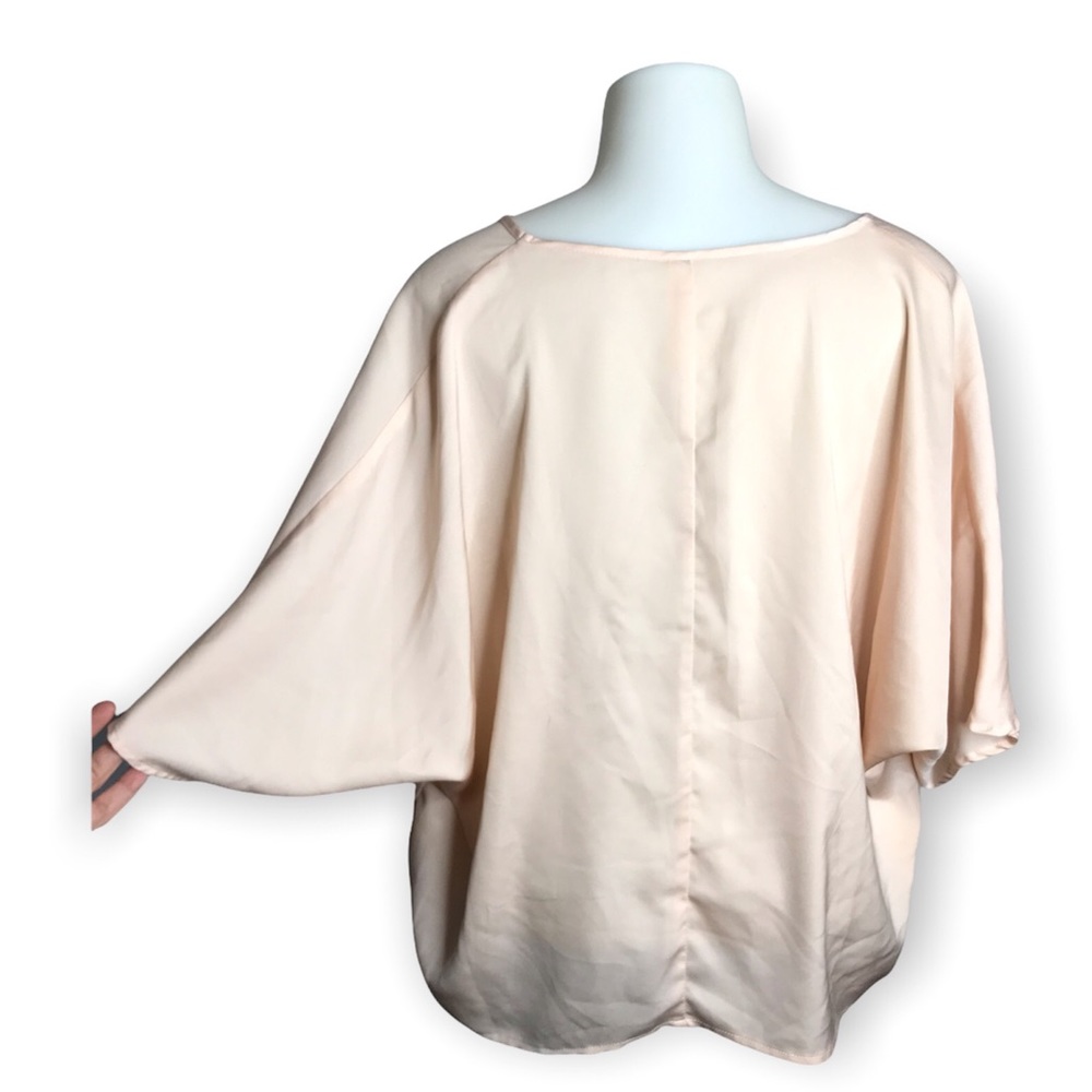 Alice Moon | Pink Low Cut Plunge Chest Loose fit Blouse • - Picture 7 of 8